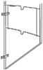 [ WALL MOUNT BRACKET,12"X20-13/16",CHROME ]