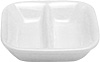 [ CAMEO, WHITE, DIVIDED DISH, 3"X3" ]